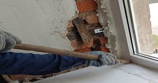Демонтаж оконных откосов по выгодной цене от 508 руб. в Кохме - Сварной-Кхм